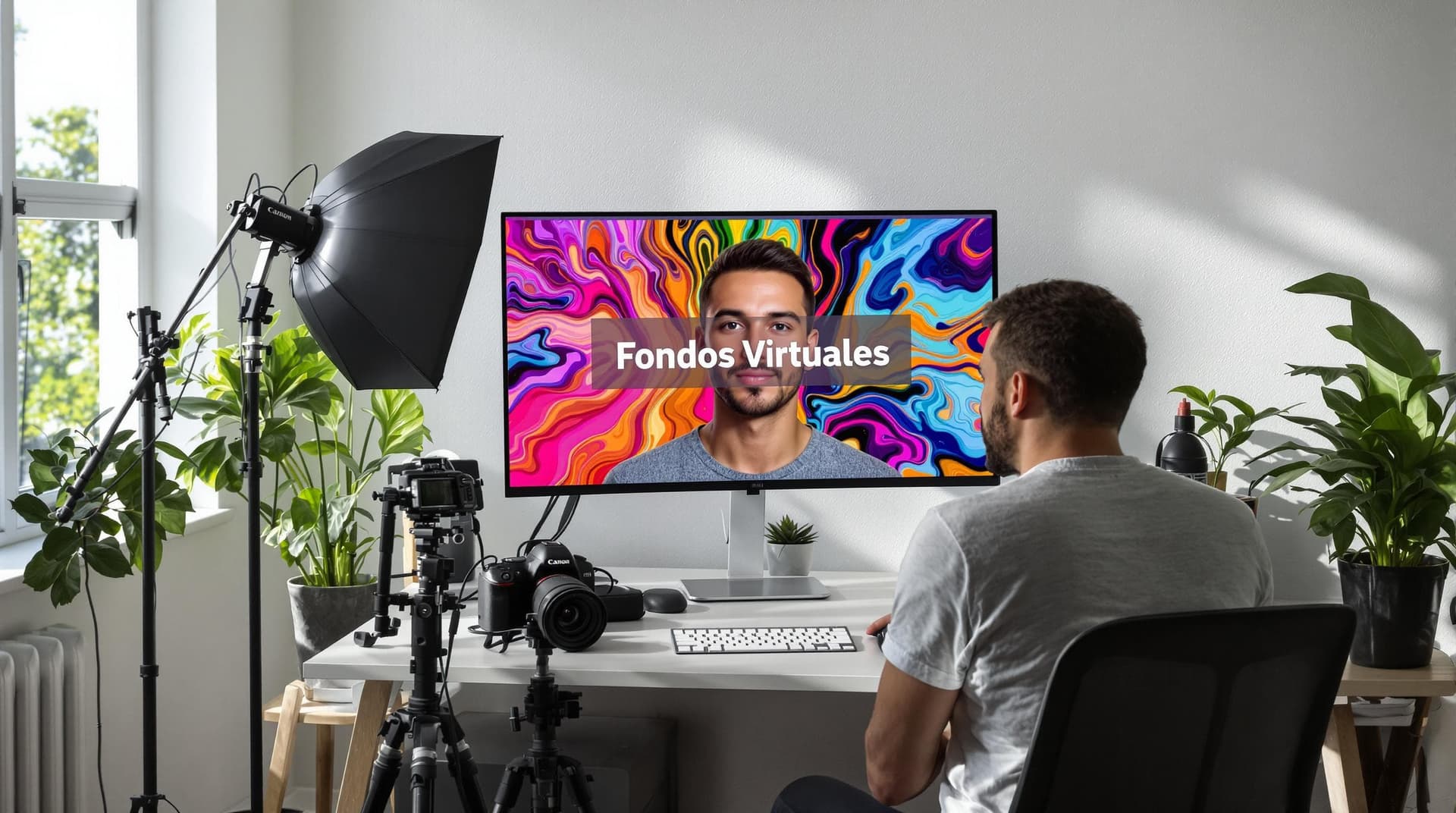 Fotografía profesional con fondos virtuales: Guía 2025 para destacar en internet